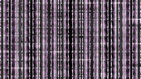 Abstract digital glitch pattern with vertical lines in purple and black tones Stock Illustration