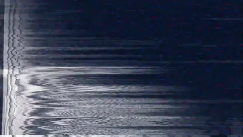 Abstract Digital Glitch Static Noise on Dark Screen with Horizontal Lines Stock Footage 335613287