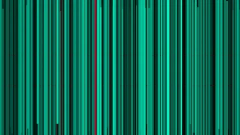 Abstract Digital Glitch: Teal Data Stream with Red Interruption Lines Stock Footage 339179202