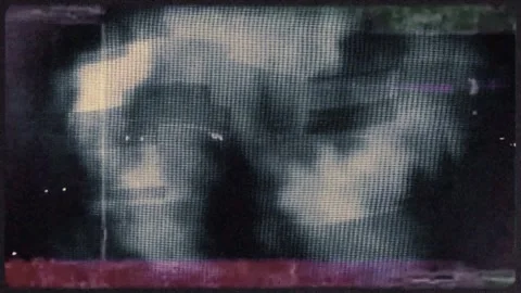 Abstract digital glitch transition effect with scratch distortion Stock Footage 340003743
