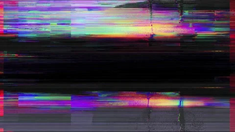 Abstract digital glitch transition with vibrant colors and distorted patterns Stock-Footage 314964361