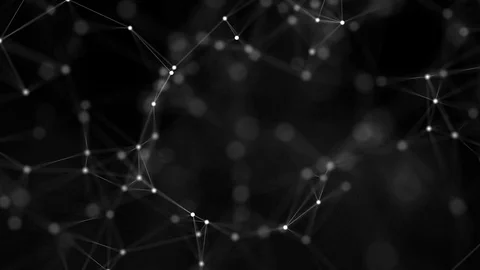 Abstract Digital Global Concept of Figures Polygon Plexus Background. Stock Footage 115278423