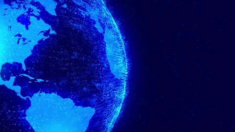 Abstract Digital Globe 2 스톡 동영상 248954389