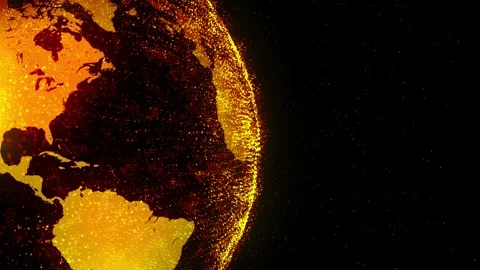 Abstract Digital Globe 3 Stock Footage 248954431