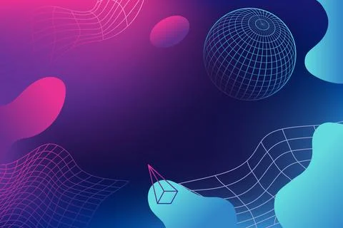 Abstract Digital Globe Technology Background Illustrazione stock