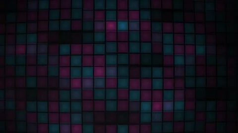 Abstract digital glowing pixel grid background animation with pulsing cyan .. Stock Footage 346326076