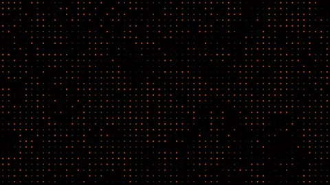 Abstract digital gold LED dot matrix background with shimmering glowing Stock Footage 340567368