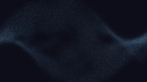 Abstract digital gradient with flowing wave-like motion in dark blue tones Vídeo Stock 295839341