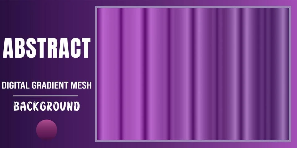 Abstract digital gradient mesh background with vertical purple stripes Stock Illustration