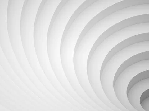 Abstract digital graphic background, white helix pattern, 3d Illustrazione stock