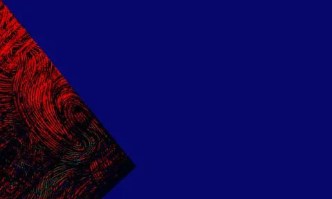 Abstract digital graphic featuring a bold red and black textured swirl pattern o Stock Illustration