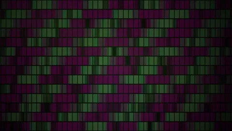 Abstract digital green and purple pixel grid background loop animation repr.. Stock Footage 346326086