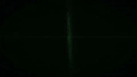 Abstract digital green binary code stream flowing through a dark cyberspace Stock Footage 339324265