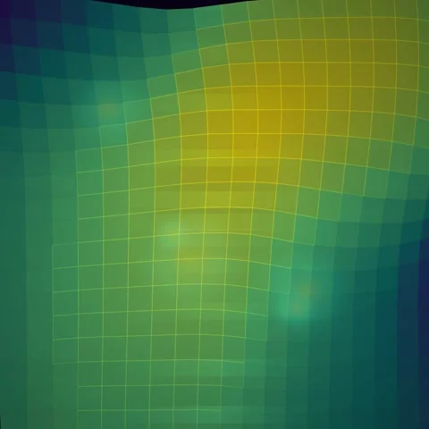 Abstract digital green blue gradient background with futuristic mesh techno.. Stock Footage 345689453