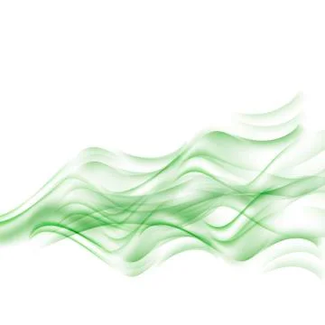 Abstract digital green gradient waves. Vector Beautiful Green concept Stock Illustration