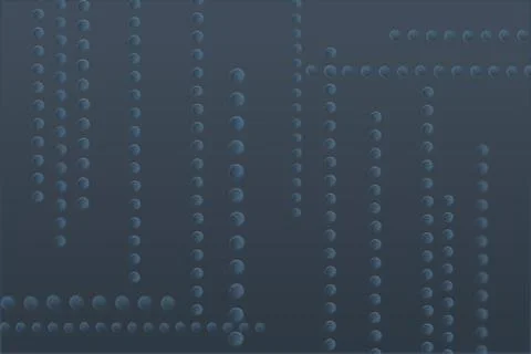 Abstract digital grey bullets background Stock Illustration