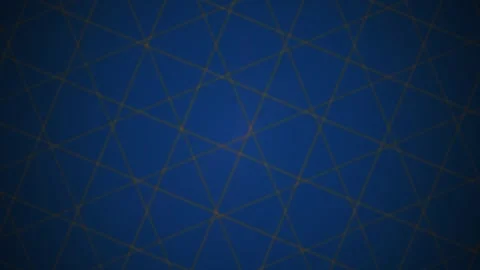 Abstract Digital Grid Animation with Glowing Blue Lines and Geometric Pattern Stock Footage 341780636