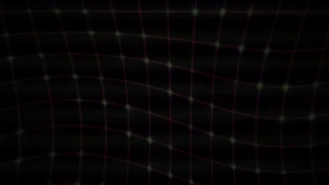 Abstract Digital Grid Animation with Glowing Nodes and Interconnected Lines. Video stock 341781699