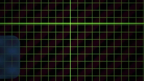 Abstract Digital Grid Animation with Moving Blue Geometric Square Shape. Stock Footage 341781923