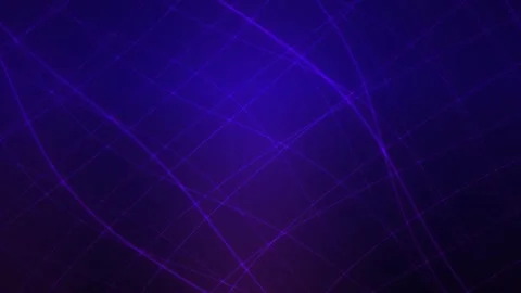Abstract Digital Grid Background with Glowing Neon Purple Light Lines. Stock-Footage 341782493