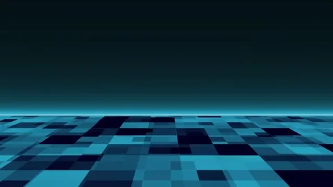 Abstract digital grid background loops for tech presentation media. Seamles.. Stock Footage 338240361