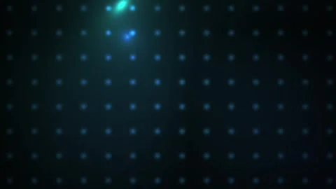 Abstract Digital Grid Background with Pulsing Light Effects. Stock Footage 340502750