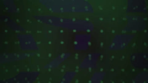 Abstract Digital Grid Background with Pulsing Light Nodes and Data Flow. Stock Footage 340502813