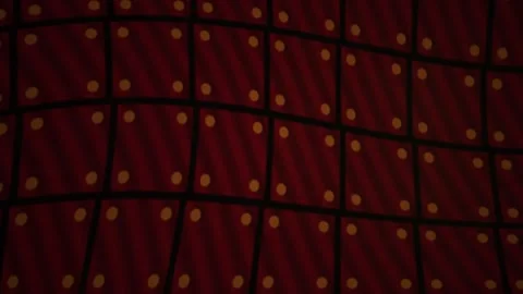Abstract Digital Grid Background with Pulsing Light Points. Stock Footage 340503029