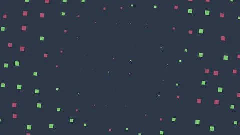Abstract digital grid with colorful pixel squares Stock Illustration