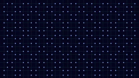 Abstract digital grid with glowing dots, seamless technology background footage Stock Footage 333782705