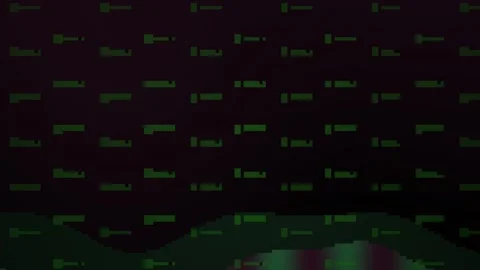 Abstract Digital Grid of Glowing Green Numerical Data Points. Stock Footage 334446126