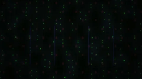 Abstract digital grid with glowing particles and lines. Stock Footage 334447682