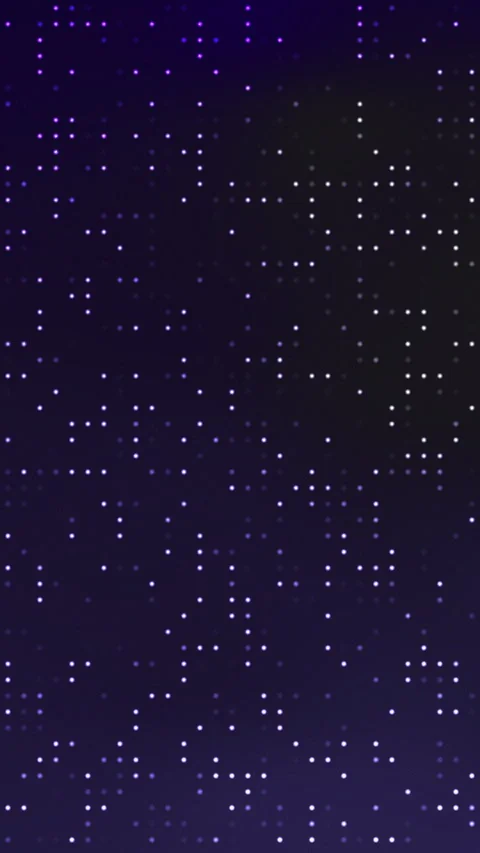 Abstract digital grid of glowing particles in navy black gradient motion Video stock 342285567