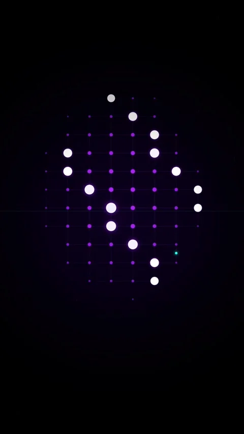 Abstract Digital Grid with Glowing Particles and Data Nodes 스톡 동영상 346200178