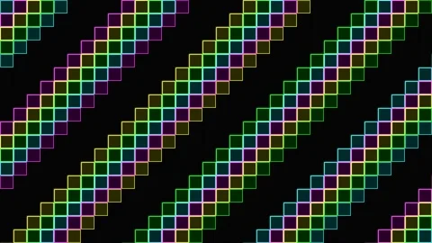 Abstract digital grid lines flowing data pattern for futuristic technology .. Stock Footage 333799906