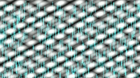 Abstract Digital Grid Pattern with Glowing Blue Lines and Circles - Futuris.. Stock Footage 331993203