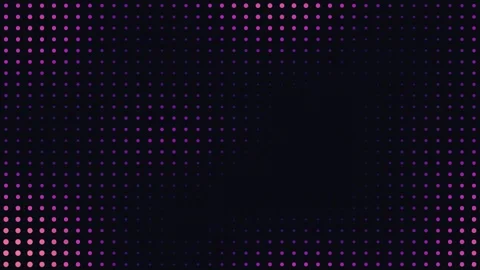Abstract digital grid pattern with glowing pink and purple light points Stock Footage 339618651