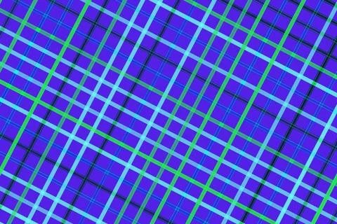 Abstract digital grid pattern with neon blue and green lines Stock Illustration