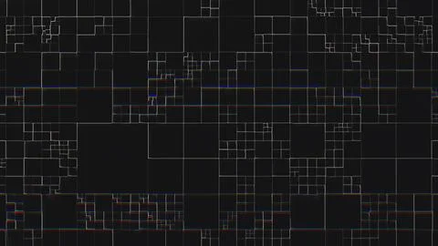 Abstract digital grid pattern with neon glitch effect Stock Photos