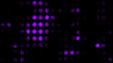 Abstract digital grid with purple and pink lights for futuristic background Stock Footage 337352017