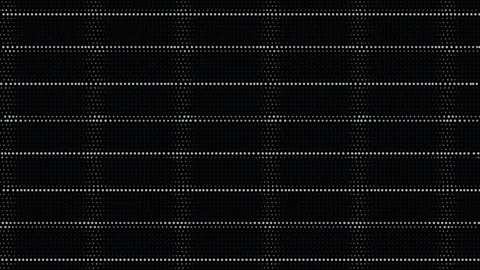 Abstract digital grid of white dots on a black background Stock Footage 335875017