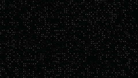 Abstract digital grid of white dots and lines on black background Stock Footage 336636757