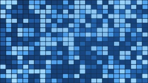 Abstract Digital Heatmap Data Fragmentation Field. Futuristic Analytics Stock Footage 337038320