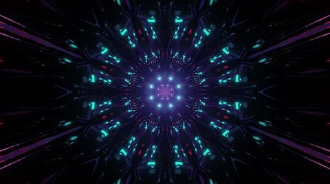 Abstract digital illustration background with a radiating pattern イラスト素材