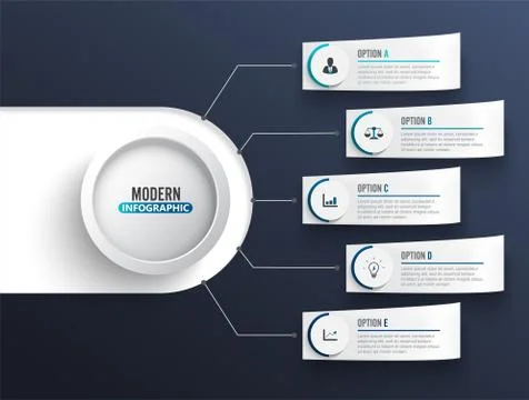 Abstract digital illustration Infographic. Vector illustration can be used fo Stock Illustration