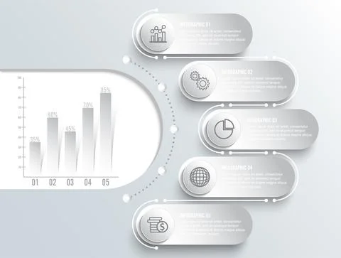 Abstract digital illustration Infographic. Vector illustration can be used fo Stock Illustration
