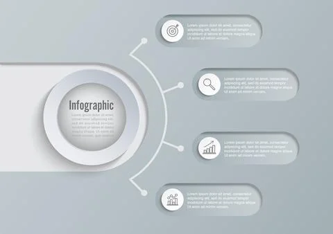 Abstract digital illustration Infographic. Vector illustration can be used .. Stock Illustration