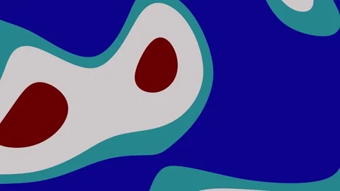 Abstract digital image with a red circle shape design. Vídeo Stock 333202104