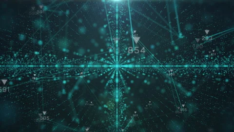 Abstract digital information futuristic background. Technology data system. Stock Footage 187071039