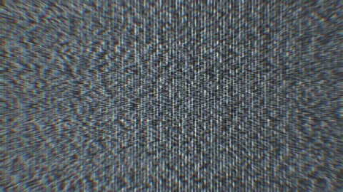 Abstract digital inrtro background. Camera moves inside screen structure Stock Footage 152178380